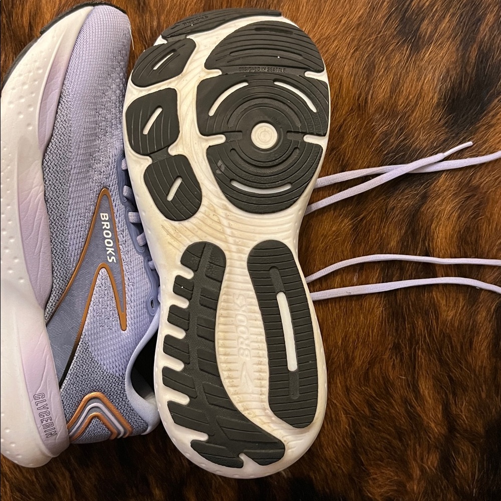 Brooks Glycerine 21 light purple shoes - Picture 8 of 10
